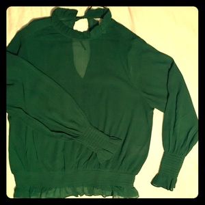 Green H & M women's shirt